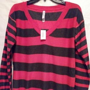 Stripe sweater top